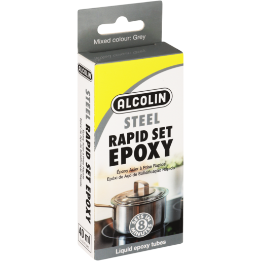 Alcolin Steel Epoxy Liquid 2 x 20ml
