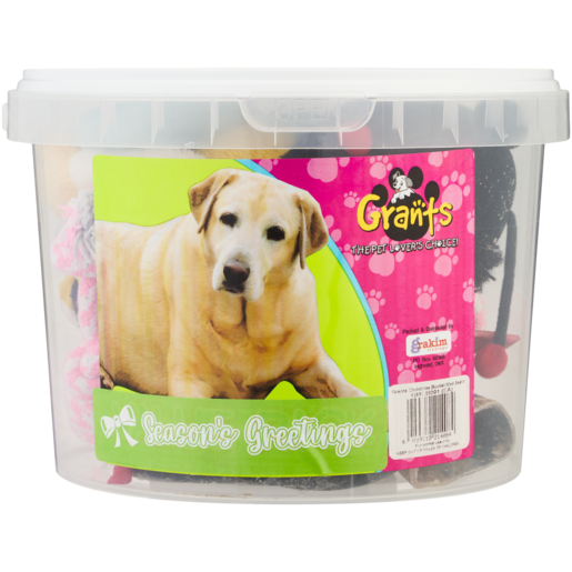 Grants Medium Christmas Bucket For Dogs