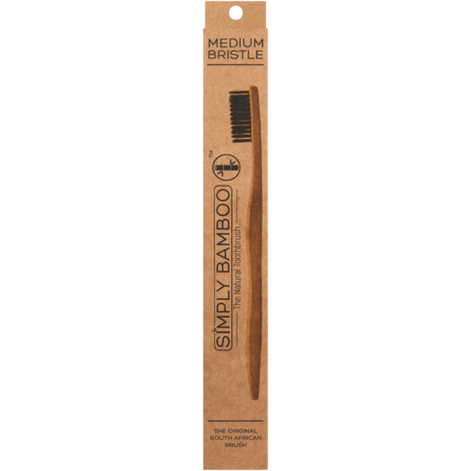 Simply Bamboo Medium Bristle Adult Toothbrush