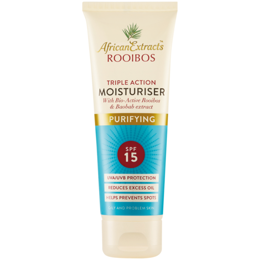 African Extracts Rooibos Purifying Triple Action Moisturiser SPF 15 75ml