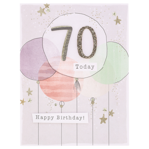 Everyday Gigantic 70th Happy Birthday Card