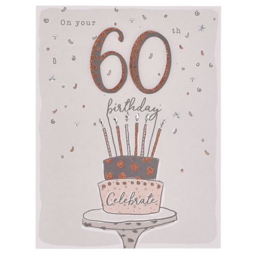 Happy 60th Birthday Gigantic Everyday Card