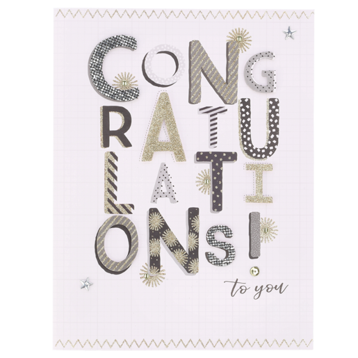 Gigantic Everyday Congrats To You Card
