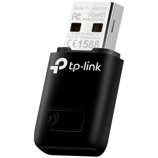 TP-Link TL-WN823N V3 Mini USB-A 2.0 Wi-Fi N Adaptor 300Mbps