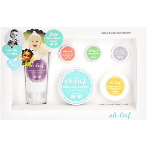 Oh-Lief Natural Baby Skincare Gift Box 6 Piece