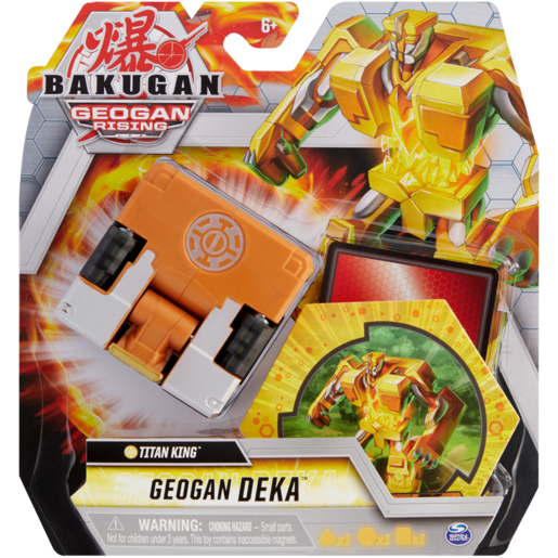 Bakugan Geogan Rising Series 3 Titan King Deka Figurine