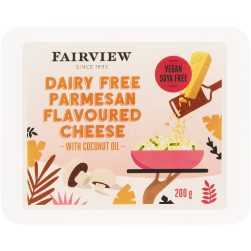 Fairview Dairy Free Parmesan Flavoured Cheese 200g