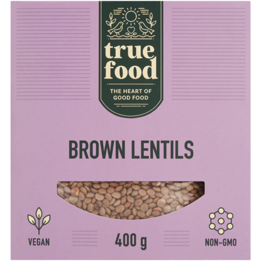 Truefood Brown Lentils 400g