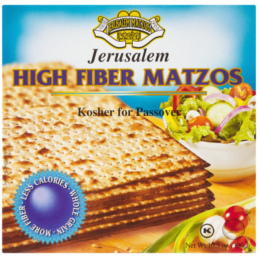 Jerusalem High Fiber Matzos 300g