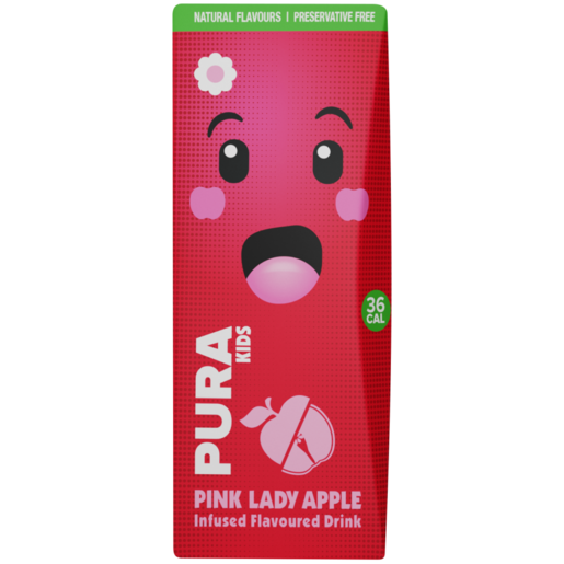 Pura Kids Pink Lady Apple Flavoured Drink Box 200ml