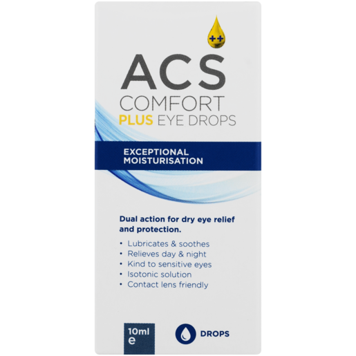 ACS Comfort Plus Eye Drops 10ml