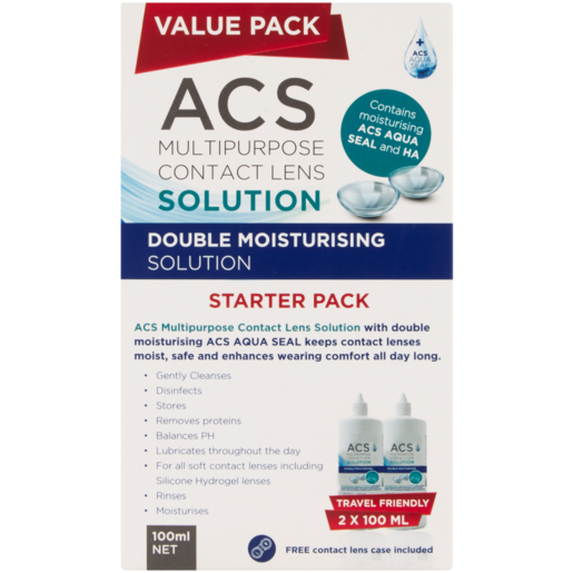 ACS Multipurpose Contact Lens Solution Starter Pack