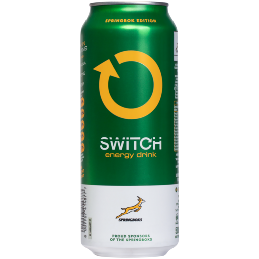 Switch Springbok Edition Energy Drink 500ml 