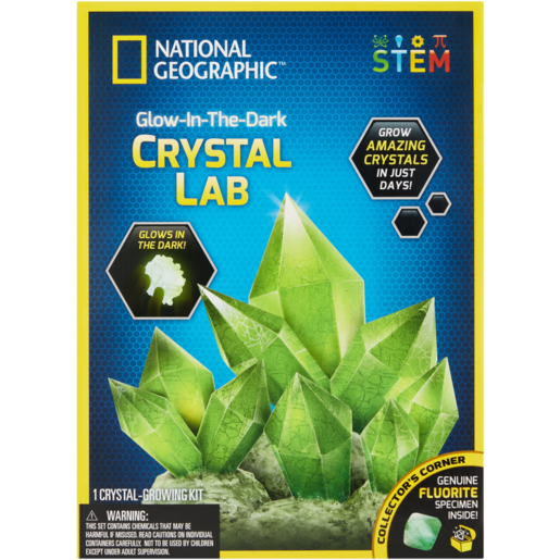 National Geographic Glow-In-The-Dark Crystal Lab Kit
