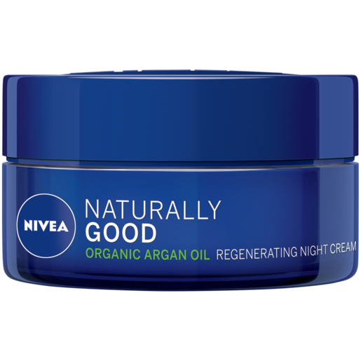 NIVEA Naturally Good Organic Argan Oil Regenerating Night Cream Tub 50ml
