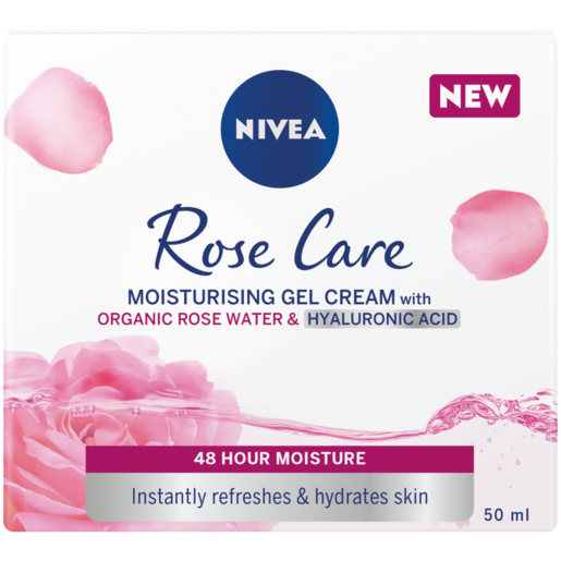 NIVEA Rose Care Moisturising Gel Cream 50ml