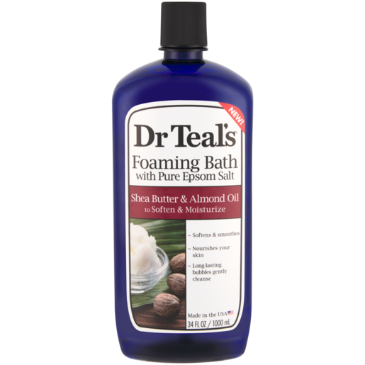 Dr Teal's Shea Butter & Almond Oil Foaming Bath 1000ml 