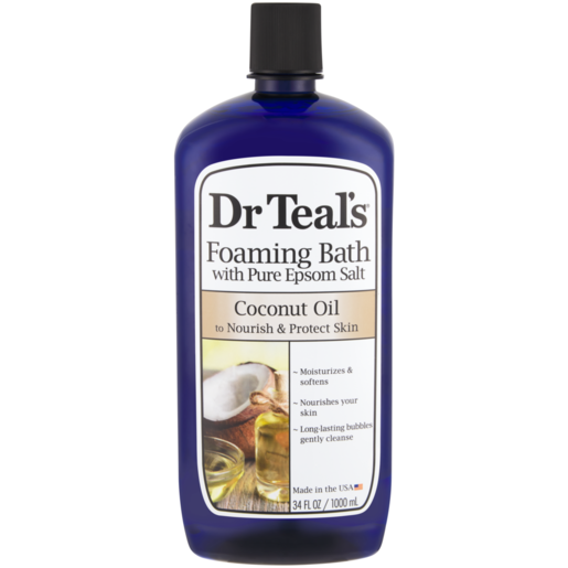 Dr Teal's Coconut Oil Foaming Bath 1000ml 