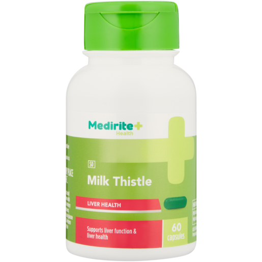 Medirite Milk Thistle Liver Health 60 Capsules