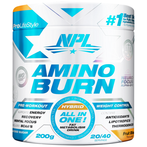 NPL Fruit Bliss Flavoured Amino Burn Hybrid 200g