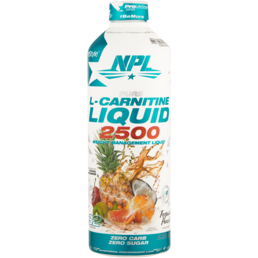 NPL Tropical Punch Flavoured L-Carnitine Liquid 2500 480ml