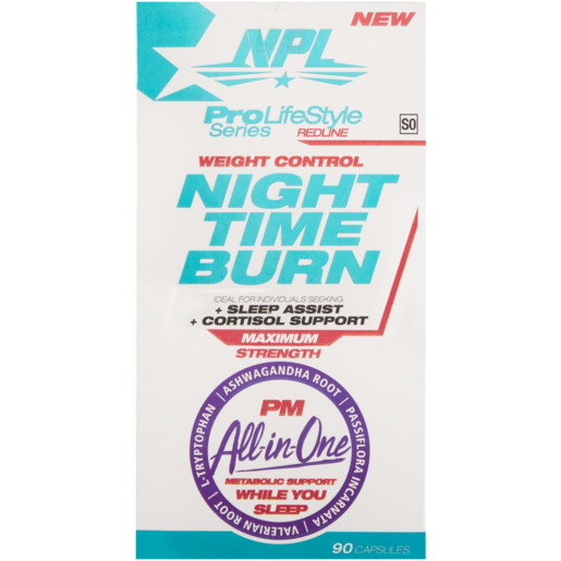 NPL Night Time Burn Weight Control Capsules 90 Pack