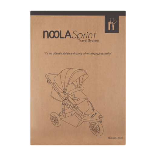 Noola Sprint Midnight Black 2-in-1 Travel System