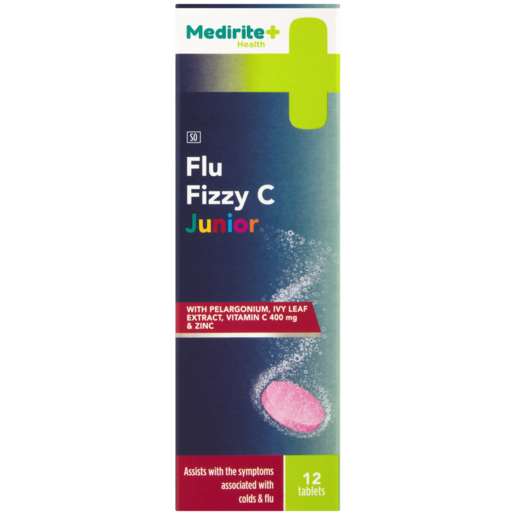 Medirite Junior Flu Fizzy C Tablets 12 Pack