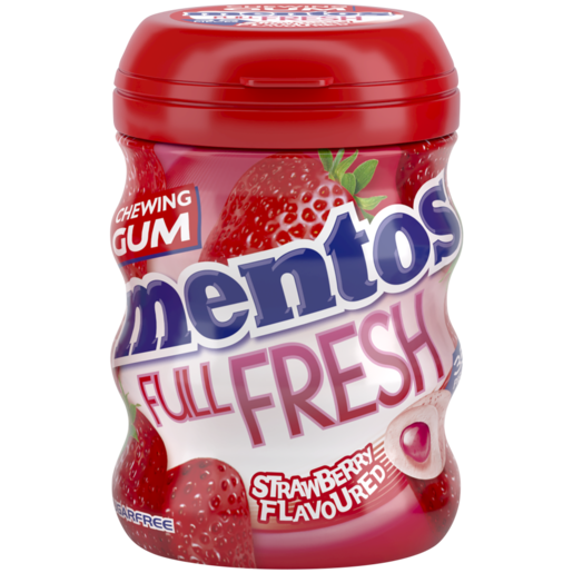 Mentos Strawberry Flavoured Chewing Gum 35 Pieces 61.25g