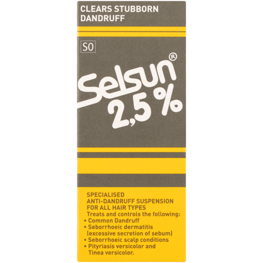 Selsun 2.5% Anti-Dandruff Shampoo Bottle 50ml