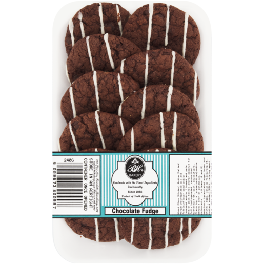 Burkleigh House Bakery Chocolate Fudge Biscuits 240g 