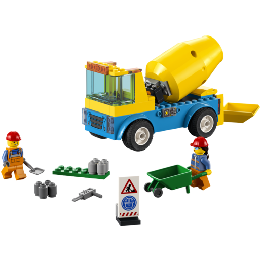 LEGO City Great Vehicles Cement Mixer Truck Set 85 Piece