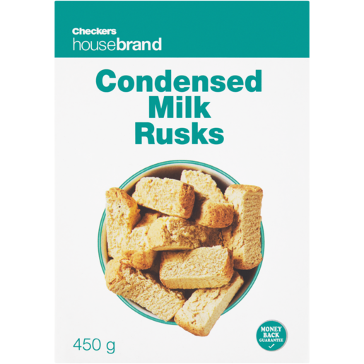 Checkers Housebrand Condensed Milk Rusks 450g