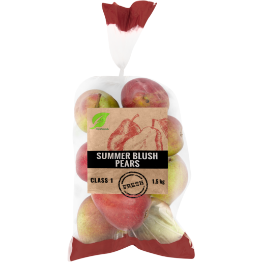 Fresh Summer Blush Pears Bag 1.5kg