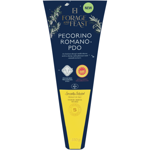 Forage And Feast Pecorino Romano Cheese Pack 150g