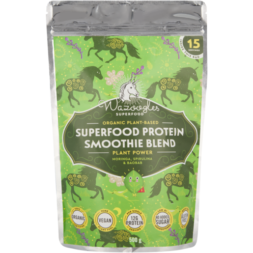 Wazoogles Plant Power Superfood Protein Smoothie Blend 500g