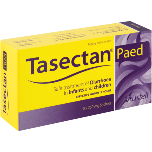 Tasectan Paediatric Diarrhoea Sachets 10 x 250mg
