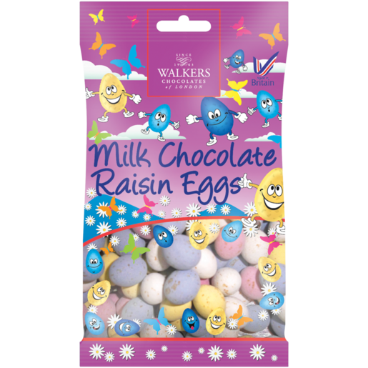 Walkers Milk Chocolate Raisin Eggs 140g