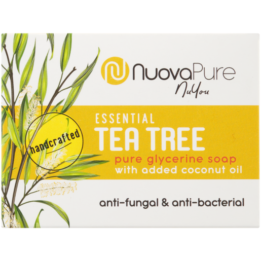 Nuovapure Essential Tea Tree Glycerine Face & Body Soap Bar 100g