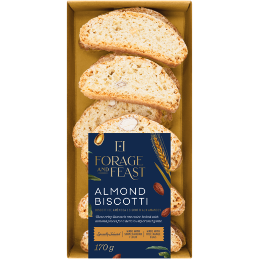 Forage And Feast Almond Biscotti 170g