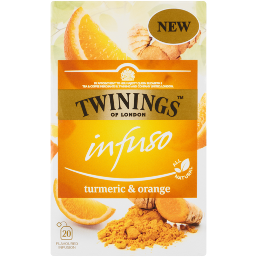 Twinings Infuso Tumeric & Orange Teabags 20 Pack