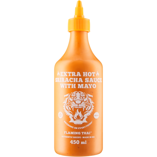 Flaming Thai Extra Hot Sriracha Sauce With Mayo 450ml