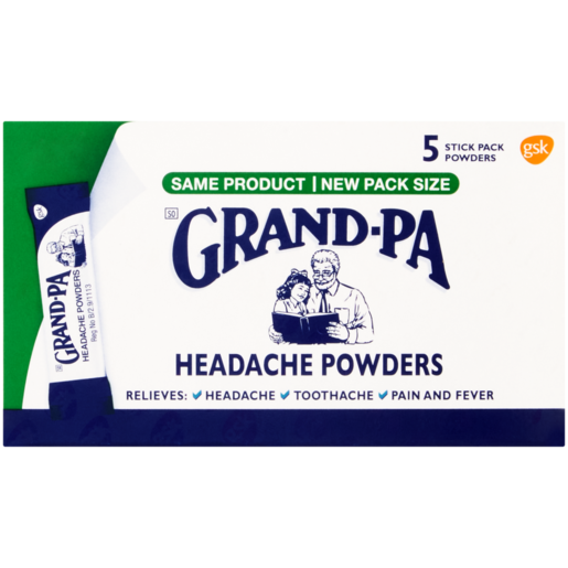 Grand-Pa Headache Powder Sticks 5 Pack