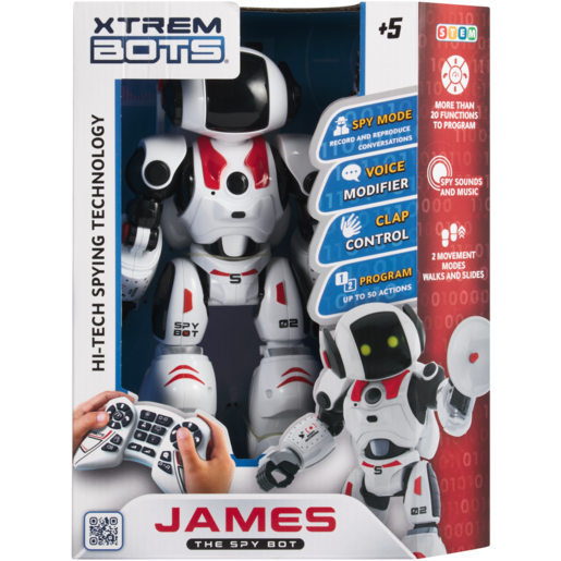 Xtrem Bots James The Spy Bot 2 Piece