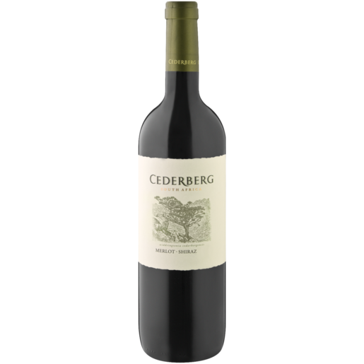 Cederberg Merlot Shiraz Red Wine Bottle 750ml