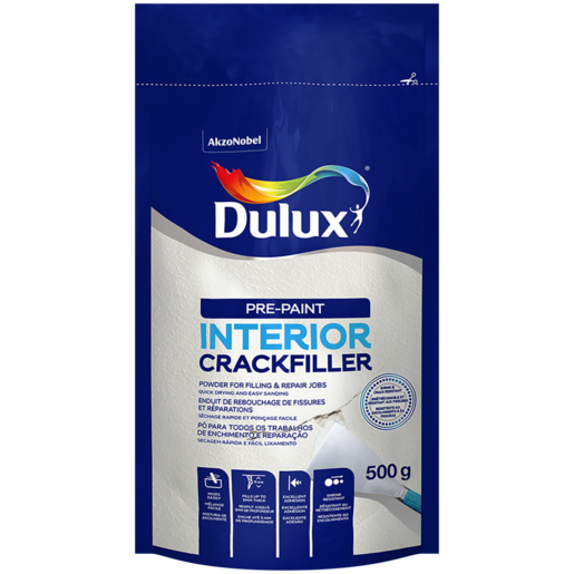 Dulux Pre-Paint Interior Crack Filler 500g
