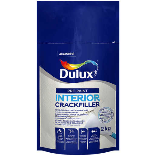 Dulux Pre-Paint Interior Crack Filler 2kg