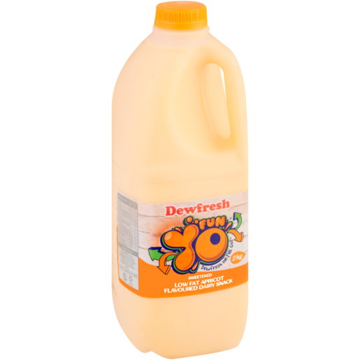 Dewfresh FunYo Low Fat Apricot Flavoured Dairy Drink 2L