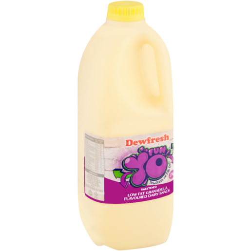 Dewfresh FunYo Low Fat Granadilla Flavour Dairy Drink 2L