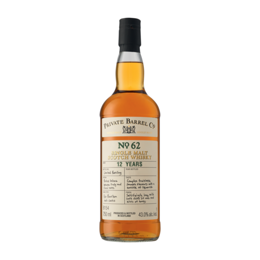 Private Barrel Co. No. 62 Single Malt Scotch Whisky 750ml